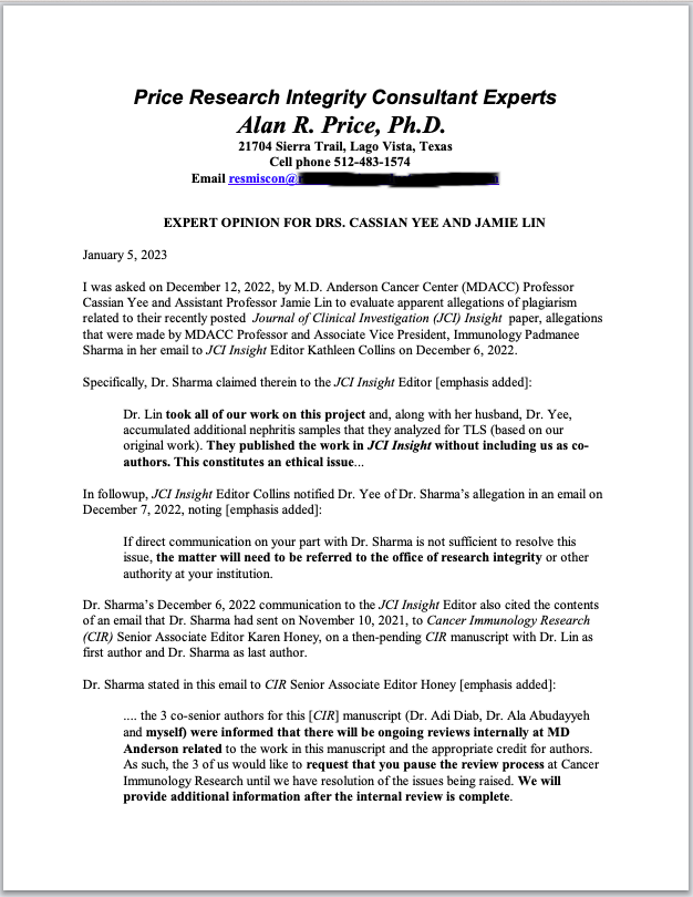 A document with text and a black text