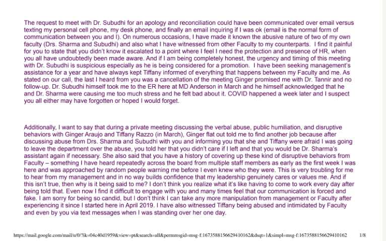 A close-up of a letter