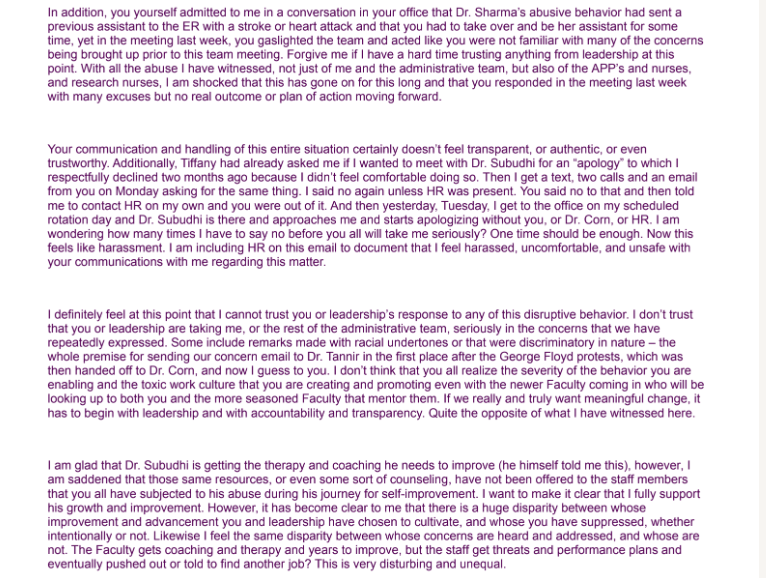 A close-up of a letter